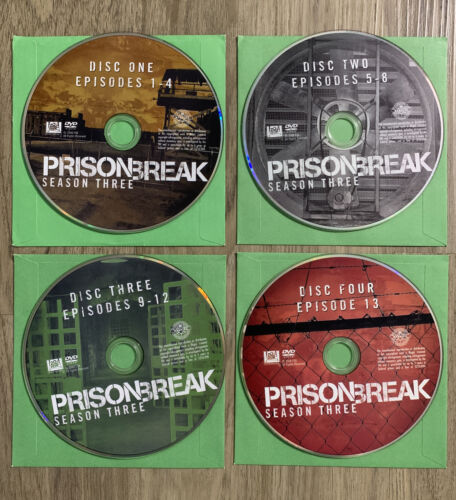 Prison Break Saison 3 (DVD, 2009) L'intégrale de la troisième saison disque uniquement - Photo 1 sur 1