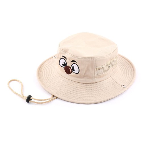 Children Kids Boys Girls Bear Safari Summer Bush Boonie Camping Bucket Hats - Picture 9 of 9
