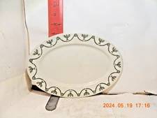 O.P. CO. PLATTER IN ST. ELMO PATTERN - 1925 DATE CODED - 10.5 X 7.5 INCHES