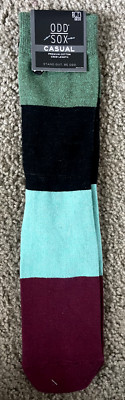 Odd Sox Casual Premium Cotton Crew Socks Size 8-12
