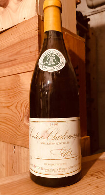 90er Corton-Charlemagne - Spitzenburgunder - guter Füllstand - kühl gelagert