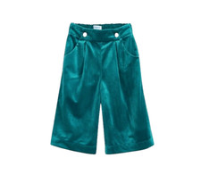 MAYORAL Velour Pull-on Pants - Teal - NWT Girls 9