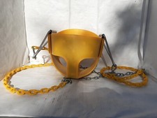 Full Bucket Seat Yellow Safety Swing Toddler Bucket Swing Playground Garden Kids