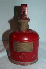 Vintage 1 Quart Justrite Safety Gas Can No.112271