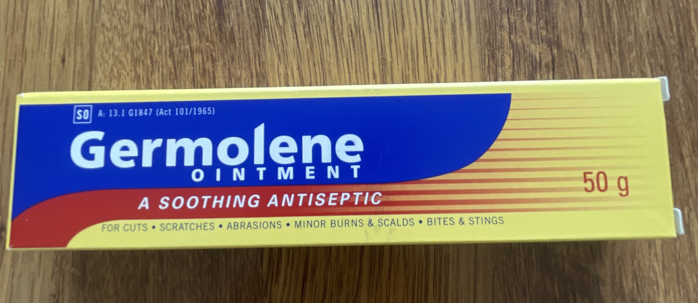 GERMOLENE ORIGINAL PINK ANTISEPTIC OINTMENT 50G TUBE NEXT DAY