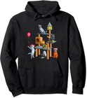 Cat Horror Movies Cute Halloween For Cat Gift Unisex Hooded Sweatshirt