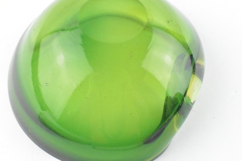 Vintage Green Glass Ashtray - Picture 6 of 8