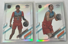 (2) 2021-22 Topps Chrome OTE Emmanuel Maldonado & Tudor Somacescu Refractor RC
