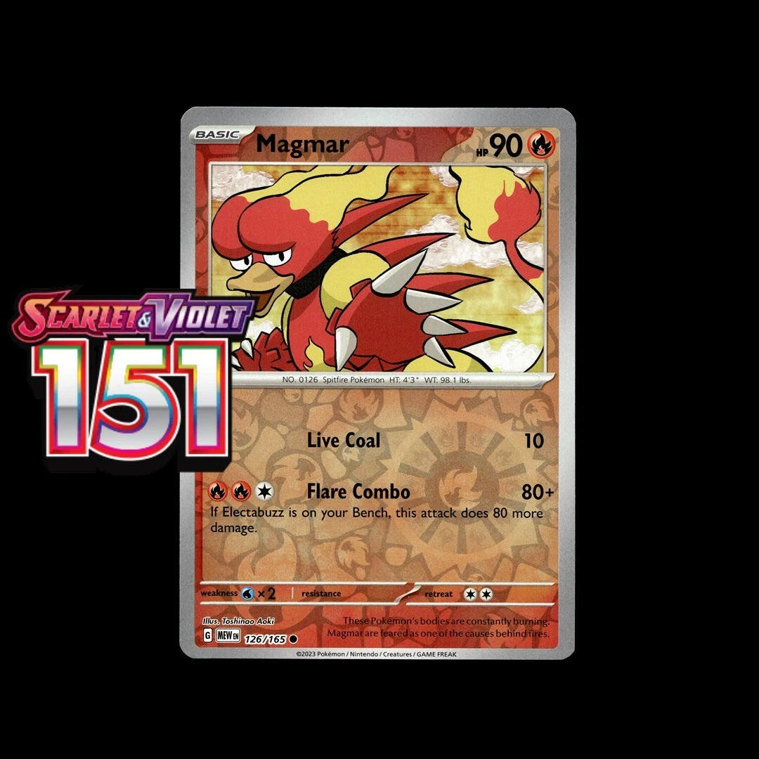 pokemon magmar card value - Fossil - Colorless Retreat Cost Magmar Pokmon TCG Cards for
