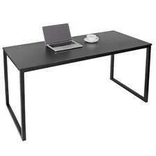 55" Computer Table Laptop Desk Wood Workstation Study Writing Desk Furniture