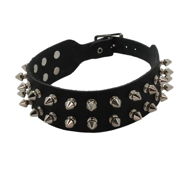 Leather Collar Costume Necklaces & Pendants