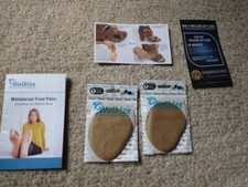 : Walkize Metatarsal Pads for Women -Ball of Foot Cushions-2 Pairs-pamplets-NEW