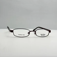 Lido West Eyeglasses Eye Glasses Frames Lake Burgundy Youth 46-17-135