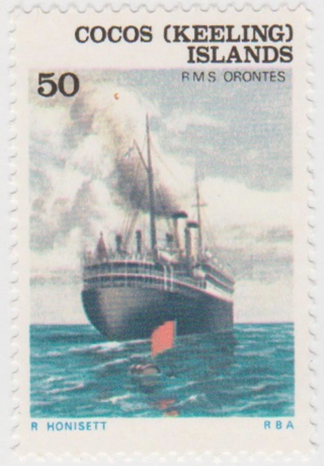 (AI19) 1976 AU Cocos envía 1c a $1, 12 sellos OW20-31 Foto 2 de 4