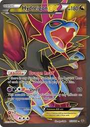 Hydreigon EX 103/108 Roaring Skies Full Art Holo Ultra Rare