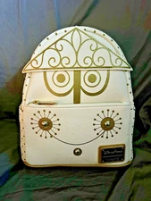 IT'S A SMALL WORLD Holiday CLOCK Disney Disneyland Parks Loungefly Backpack NWT