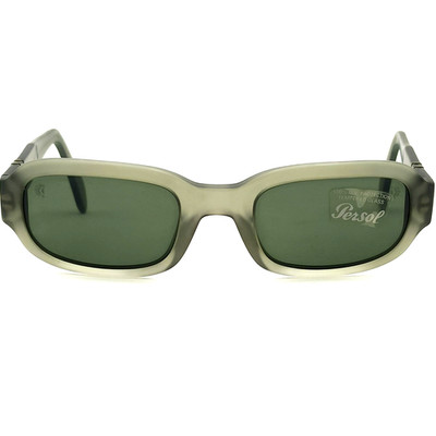 Sonnenbrille Herren Damen Vintage Persol Sunglasses Rechteckig Grau Unisex