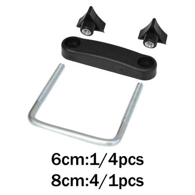 4 Stück Roof Box U Bolt Clamp mit Eisen Und Pp Iron Material Zur Sicheren