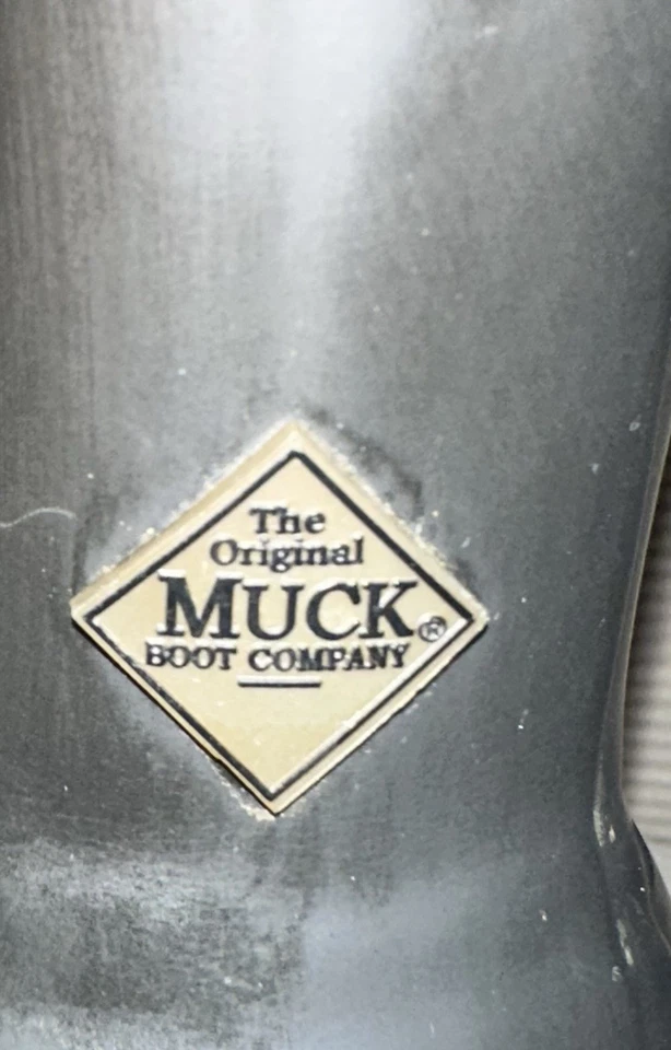 Muck Boot Women's Derby Ankle Boots Size 10 Black Rubber Waterproof Pull On - Image 4 of 4