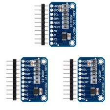 3-Pack ADS1115 16-Bit ADC Converter, 4-Channel I2C