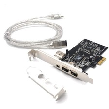 Firewire PCIe Erweiterungskarte 1394A 2x6Pin 4Pin Low-Profile PC Desktop