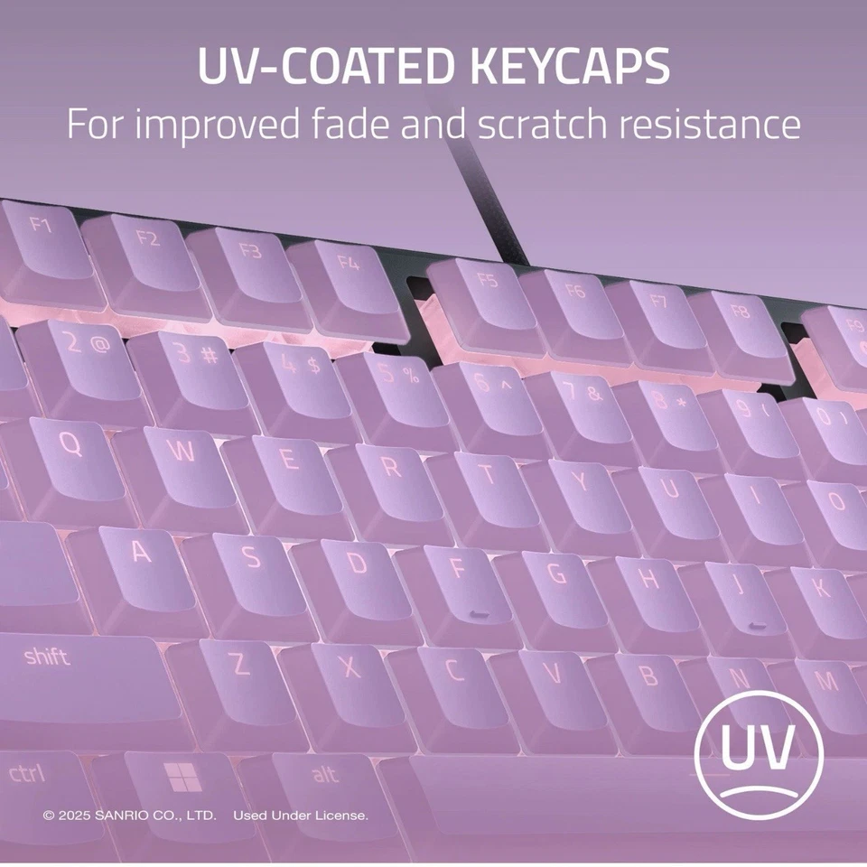 Razer Ornata V3 Tenkeyless - Low Profile Gaming Keyboard US Layout Kuromi - Image 4 of 4