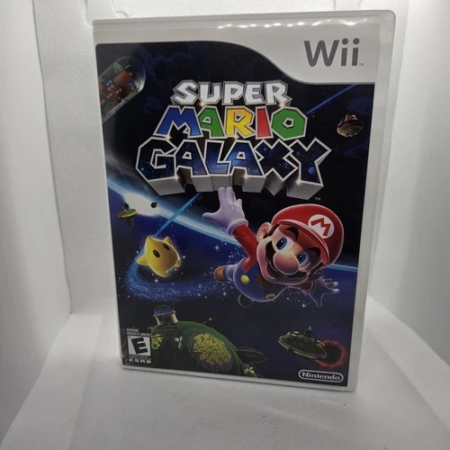 Super Mario Galaxy (Nintendo Wii 2007) Complete With Manual CIB