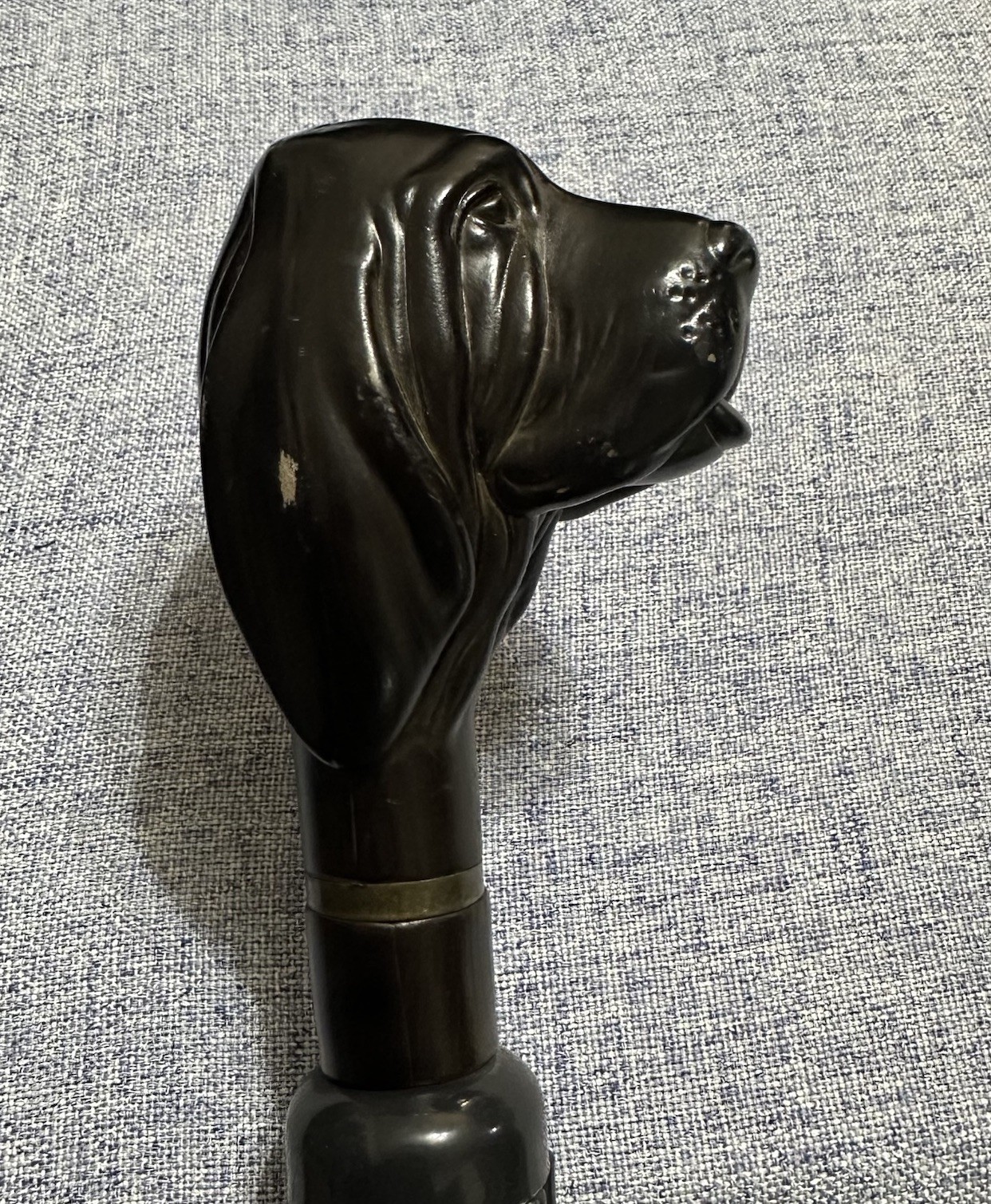 Aramis Houndstooth Pattern Large Umbrella Bloodho… - image 8