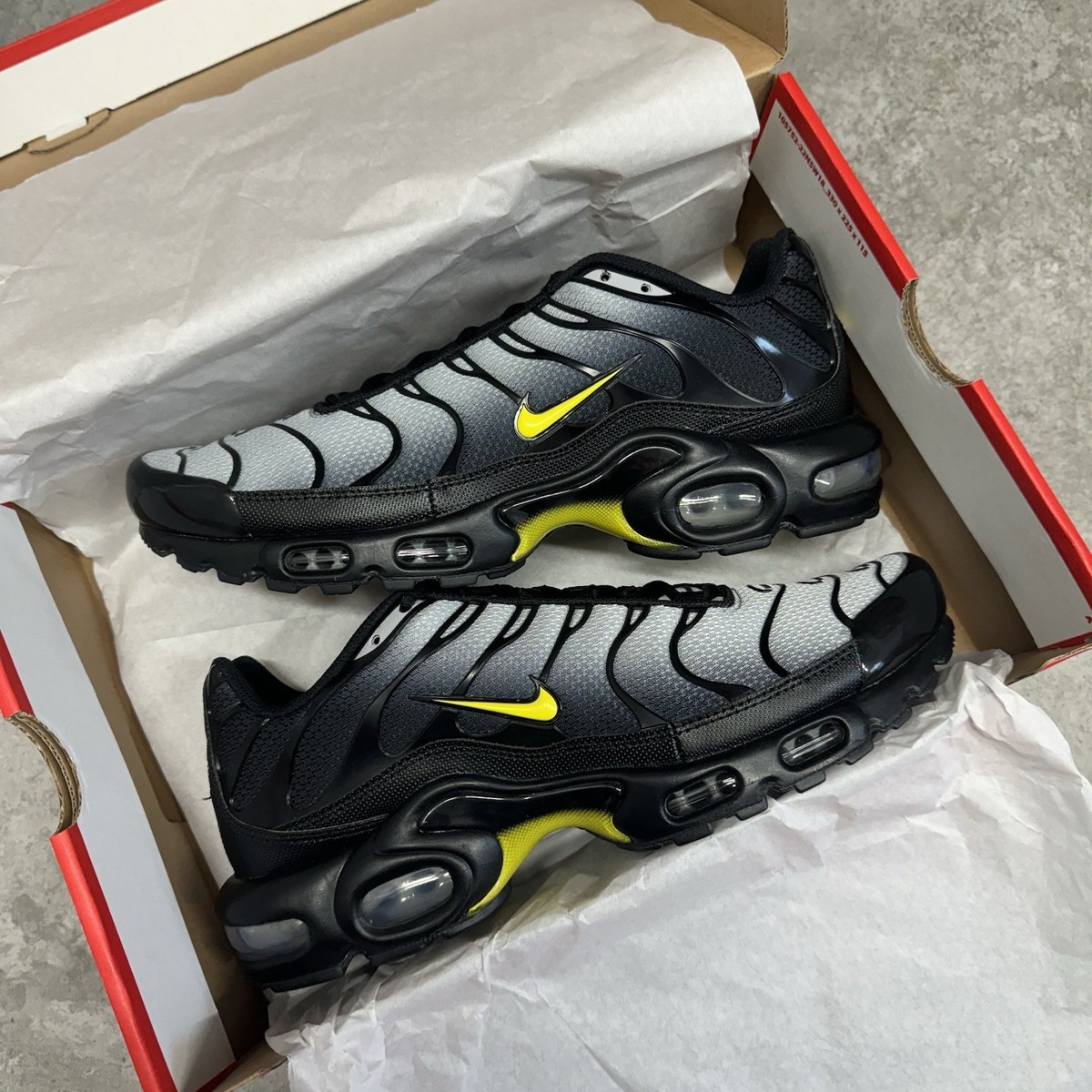 Wolf Grey Black And Yellow Air Max Plus Nike Air Max Plus TN