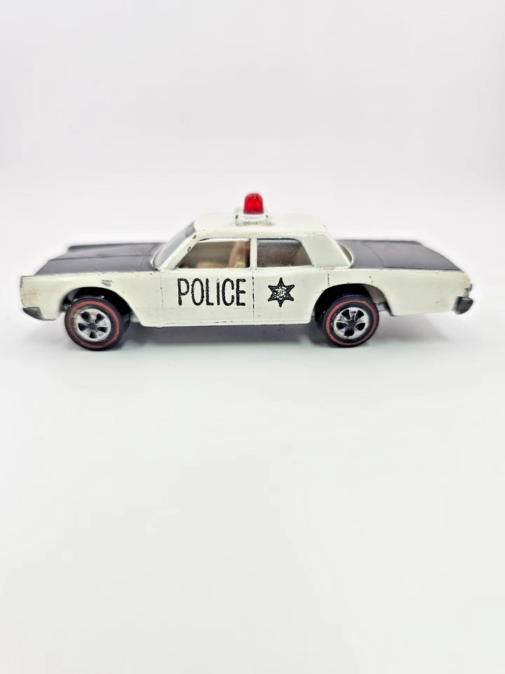 Hot Wheels Redline Police Cruiser 1968 White Interior Very Good Condition!!! - Image 3 of 4