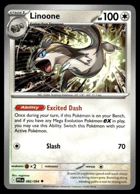 Linoone 082/094 - Phantasmal Flames - Uncommon NM