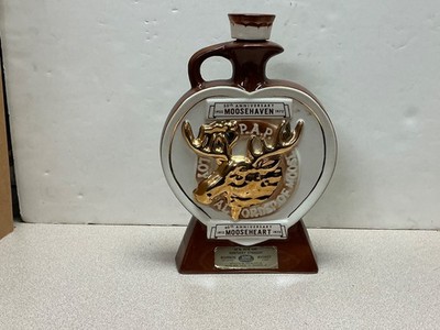 Vintage Old Mr Boston Decanter - Loyal Order of Moose - Anniversary Decanter