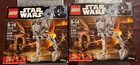 LEGO Star Wars LOT OF 2 New Sealed AT-ST Walker Sets 75153