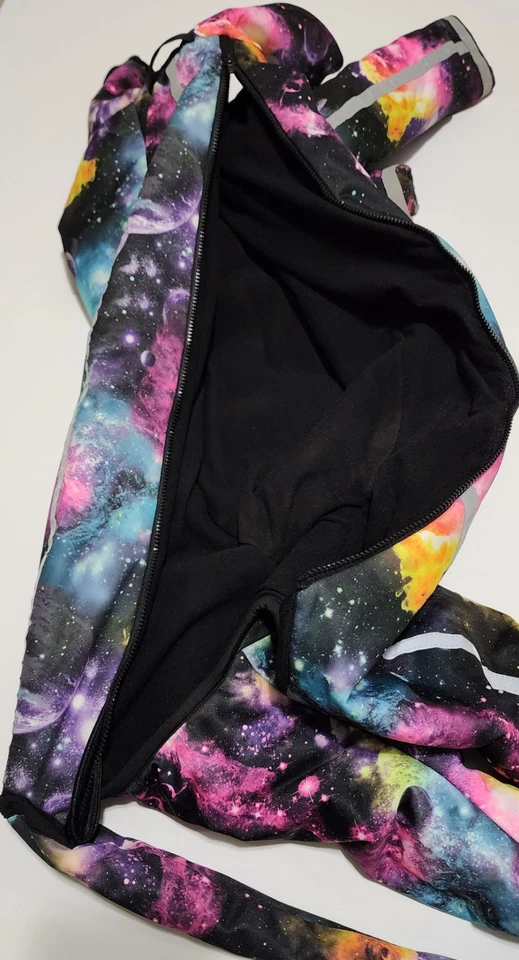 Handmade Designer Galaxy Dog Jumpsuit – Waterproof & Fleece-Lined, L - Image 3 of 4