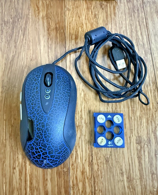 Logitech G5 Gaming Mouse M-UAH113A   2000 DPI   Logitech   w/ Weights   Tested