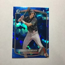 2025 Bowman Sapphire Edition - Chrome Prospects Bo Walker #BCP-92 (RC)