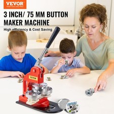 New Button Maker Machine, 75 mm 3 inch Badge Punch Press Kit, Children DIY Gi