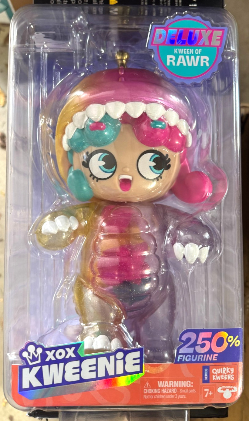 XOX Kweenie Deluxe Kween of Rawr 11 Inch Mega Size Doll with Display Case Toy