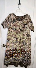 Sz S Nnamdi Ibenagu Spirit of Courage Dress Hand-Dyed African Batik Print Layers