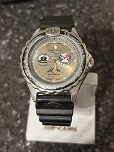 Rip Curl Cortez Surf Watch White Leather Band 100M Quartz Womens Vintage №1145 Rip curl watch - Gem main image 3