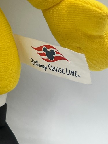 New Disney Cruise Line Yellow Overalls Mickey Mouse 11” Plush DCL NWT - Picture 3 of 8