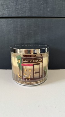 Bath & Body Works 3 Docht Kerze ein Tag im Cafe