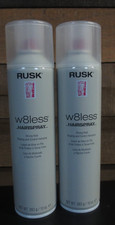 Rusk W8less Unisex Strong Hold Shaping  Control Hair Spray - 2 cans 10 oz