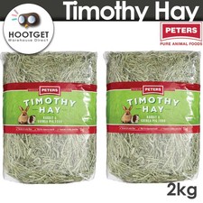 Peters Timothy Premium Grass Hay Rabbit Guinea Pig Food 2kg