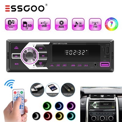Autoradio mit Bluetooth-Freisprecheinrichtung 1DIN MP3 Player USB SD TF Aux FM
