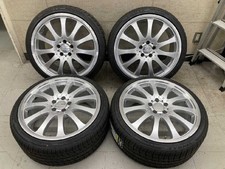 Juego de 4 libros JDM Carlson 1/11 9.5J 114.3 +40 245/35R20 Celsior Cima Noda sin neumáticos