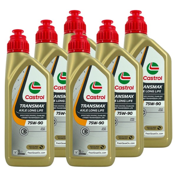 Castrol Transmax Axle Long Life 75W-90 / 6X 1 Liter Flasche AchsgetriebeöL-image