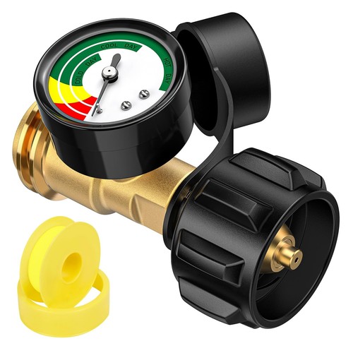 Propane Tank Gauge Level Indicator, Propane Gauge for Propane Tank 5 lb to 40...