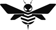 8" Wide Autobots Transformers Logo Die Cut Decal - Black Color