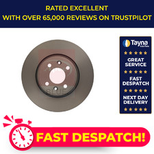 2x Par de discos de freno ventilados para RENAULT CAPTUR Mk1 1.2 delanteros 2013 en juego de 280 mm